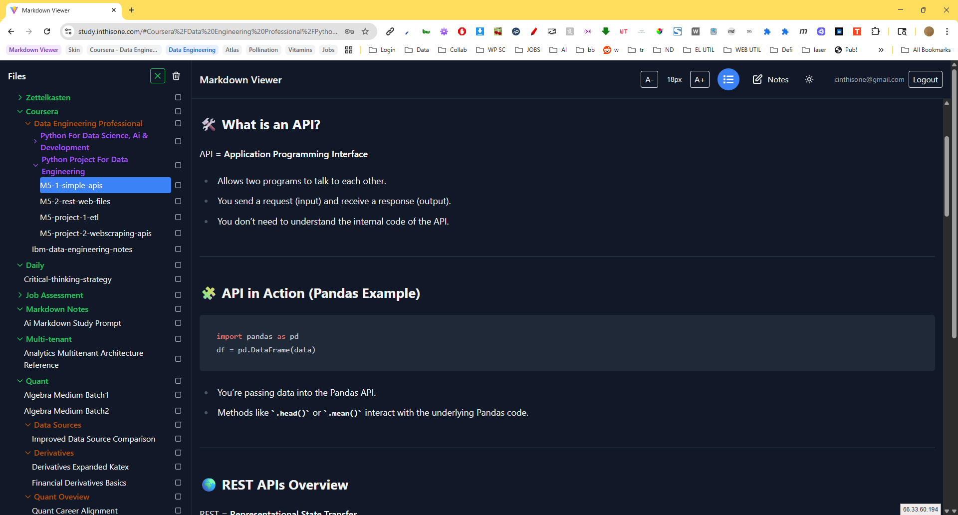 Markdown Study Tool